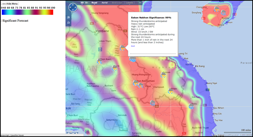 Sample Forecasted Significant Weather Alert - CustomWeather